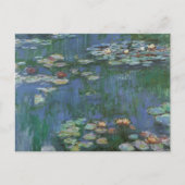Waterlioenen van Claude Monet,  bloemen Briefkaart (Voorkant)