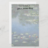 Waterlioenen van Claude Monet,  bloemen Briefpapier (Voorkant / Achterkant)