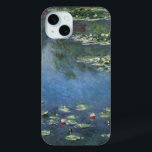 Waterlioenen van Claude Monet,  bloemen iPhone 15 Mini Hoesje<br><div class="desc">Water Lilies (1906) van Claude Monet is een impressionisme in het kunstlandschap schilderij. Het is een van de vele variaties van waterlelie schilderijen die Monet schilderde in zijn bloemtuin in Giverny, Frankrijk. Waterlelijke bloemen in een veerseizoen vijver. Over de kunstenaar: Claude Monet (1840-1926) was een oprichter van de Franse impressionistische...</div>