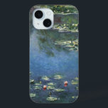 Waterlioenen van Claude Monet,  bloemen iPhone 15 Case<br><div class="desc">Water Lilies (1906) van Claude Monet is een impressionisme in het kunstlandschap schilderij. Het is een van de vele variaties van waterlelie schilderijen die Monet schilderde in zijn bloemtuin in Giverny, Frankrijk. Waterlelijke bloemen in een veerseizoen vijver. Over de kunstenaar: Claude Monet (1840-1926) was een oprichter van de Franse impressionistische...</div>