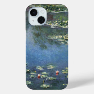 Waterlioenen van Claude Monet,  bloemen iPhone 15 Case
