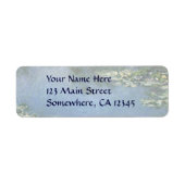 Waterlioenen van Claude Monet,  bloemen Etiket (Voorkant)