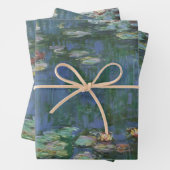 Waterlioenen van Claude Monet,  bloemen Inpakpapier Vel (In situ)