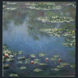 Waterlioenen van Claude Monet,  bloemen Katoenen Servet<br><div class="desc">Water Lilies (1906) van Claude Monet is een impressionisme in het kunstlandschap schilderij. Het is een van de vele variaties van waterlelie schilderijen die Monet schilderde in zijn bloemtuin in Giverny, Frankrijk. Waterlelijke bloemen in een veerseizoen vijver. Over de kunstenaar: Claude Monet (1840-1926) was een oprichter van de Franse impressionistische...</div>