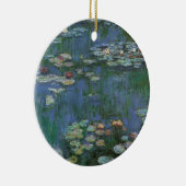 Waterlioenen van Claude Monet,  bloemen Keramisch Ornament (Rechts)