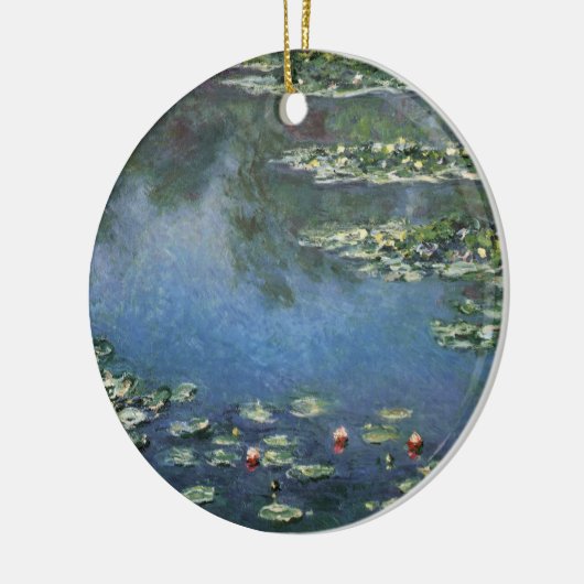 Waterlioenen van Claude Monet,  bloemen Keramisch Ornament (Links)
