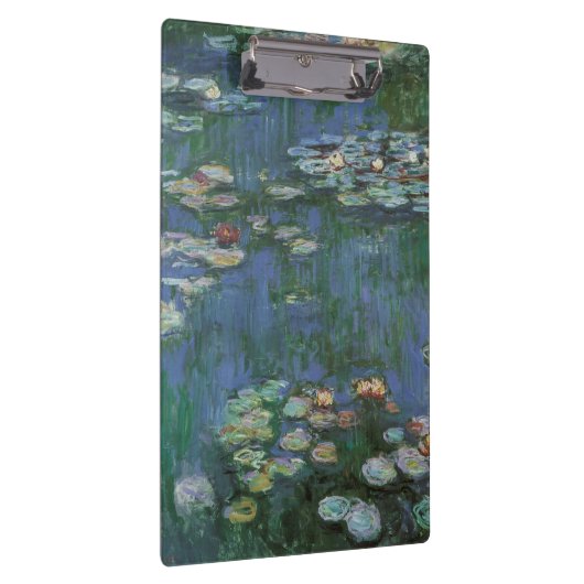 Waterlioenen van Claude Monet,  bloemen Klembord (Rechts)