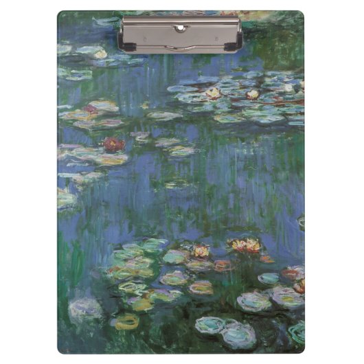 Waterlioenen van Claude Monet, bloemen Klembord (Voorkant)