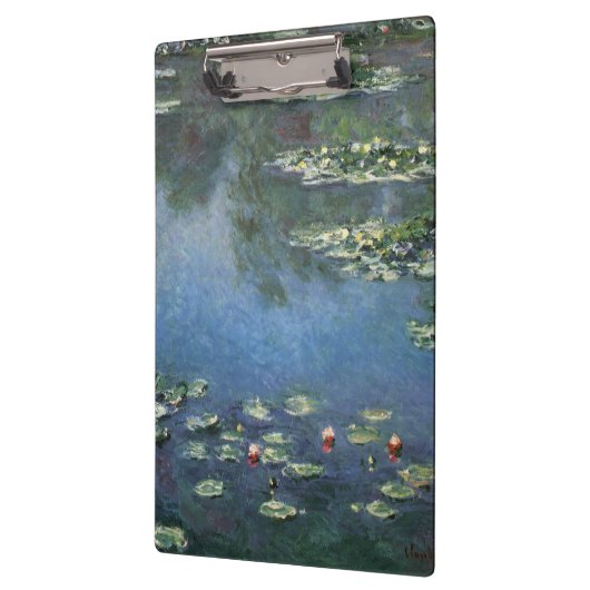 Waterlioenen van Claude Monet,  bloemen Klembord (Links)