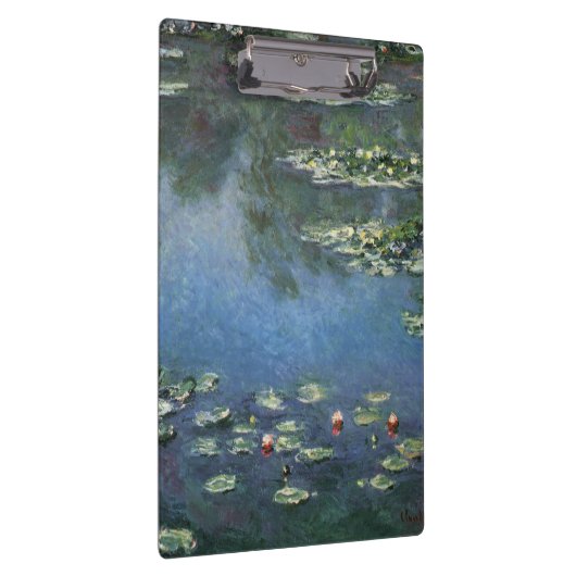 Waterlioenen van Claude Monet, bloemen Klembord (Rechts)