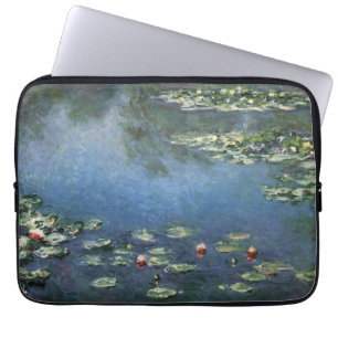 Waterlioenen van Claude Monet, bloemen Laptop Sleeve
