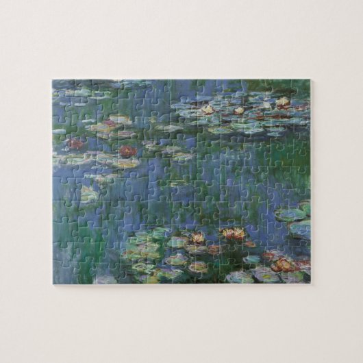 Waterlioenen van Claude Monet,  bloemen Legpuzzel (Horizontaal)