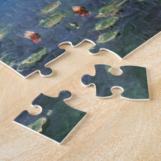 Waterlioenen van Claude Monet, bloemen Legpuzzel (Zijkant)