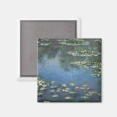 Waterlioenen van Claude Monet, bloemen Magneet (Voorkant / Achterkant)