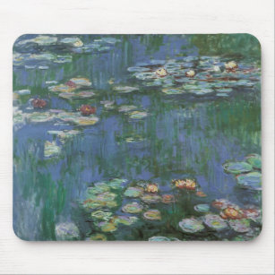 Waterlioenen van Claude Monet,  bloemen Muismat