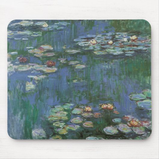 Waterlioenen van Claude Monet, bloemen Muismat (Voorkant)