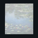 Waterlioenen van Claude Monet,  bloemen Notitieblok<br><div class="desc">Water Lilies (1906) van Claude Monet is een impressionisme in het kunstlandschap schilderij. Het is een van de vele variaties van waterlelie schilderijen die Monet schilderde in zijn bloemtuin in Giverny, Frankrijk. Waterlelijke bloemen in een veerseizoen vijver. Over de kunstenaar: Claude Monet (1840-1926) was een oprichter van de Franse impressionistische...</div>