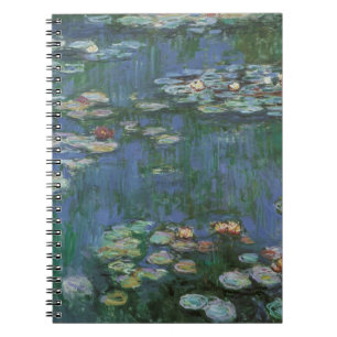Waterlioenen van Claude Monet,  bloemen Notitieboek