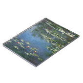 Waterlioenen van Claude Monet, bloemen Notitieboek (Linkerzijde)
