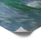 Waterlioenen van Claude Monet, bloemen Poster (Hoek)