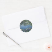 Waterlioenen van Claude Monet,  bloemen Ronde Sticker (Envelop)