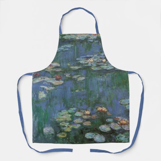 Waterlioenen van Claude Monet,  bloemen Schort (Voorkant)