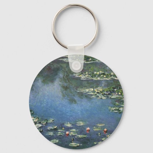 Waterlioenen van Claude Monet,  bloemen Sleutelhanger (Voorkant)