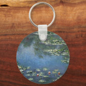 Waterlioenen van Claude Monet,  bloemen Sleutelhanger (Achterkant)
