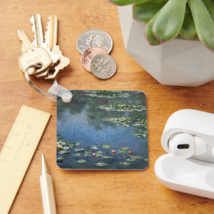 Waterlioenen van Claude Monet,  bloemen Sleutelhanger