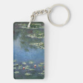 Waterlioenen van Claude Monet,  bloemen Sleutelhanger (achterkant)