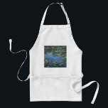 Waterlioenen van Claude Monet,  bloemen Standaard Schort<br><div class="desc">Water Lilies (1906) van Claude Monet is een impressionisme in het kunstlandschap schilderij. Het is een van de vele variaties van waterlelie schilderijen die Monet schilderde in zijn bloemtuin in Giverny, Frankrijk. Waterlelijke bloemen in een veerseizoen vijver. Over de kunstenaar: Claude Monet (1840-1926) was een oprichter van de Franse impressionistische...</div>