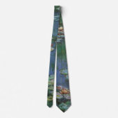 Waterlioenen van Claude Monet,  bloemen Stropdas (Achterkant)