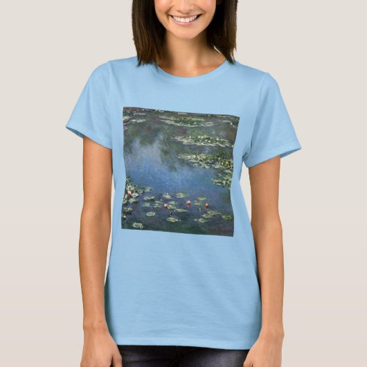 Waterlioenen van Claude Monet,  bloemen T-shirt (Voorkant)