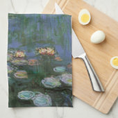 Waterlioenen van Claude Monet,  bloemen Theedoek (Quarter Fold)