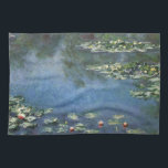 Waterlioenen van Claude Monet,  bloemen Theedoek<br><div class="desc">Water Lilies (1906) van Claude Monet is een impressionisme in het kunstlandschap schilderij. Het is een van de vele variaties van waterlelie schilderijen die Monet schilderde in zijn bloemtuin in Giverny, Frankrijk. Waterlelijke bloemen in een veerseizoen vijver. Over de kunstenaar: Claude Monet (1840-1926) was een oprichter van de Franse impressionistische...</div>