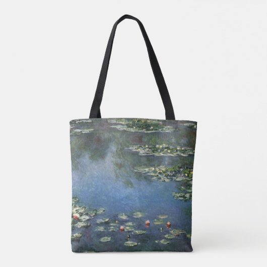 Waterlioenen van Claude Monet,  bloemen Tote Bag (Achterkant)