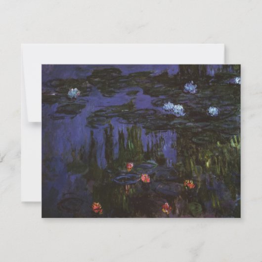 Waterlioenen van Claude Monet,  impressionisme (Voorkant)