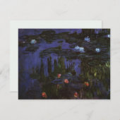 Waterlioenen van Claude Monet,  impressionisme (Voorkant / Achterkant)