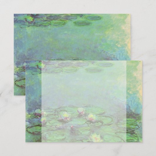 Waterlioenen van Claude Monet, impressionisme (Voorkant / Achterkant)