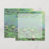 Waterlioenen van Claude Monet,  impressionisme (Voorkant / Achterkant)