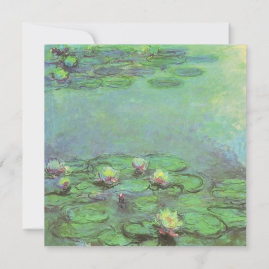 Waterlioenen van Claude Monet, impressionisme (Achterkant)