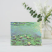 Waterlioenen van Claude Monet,  impressionisme Briefkaart (Staand voorkant)