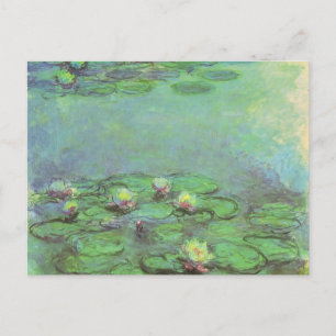 Waterlioenen van Claude Monet,  impressionisme Briefkaart