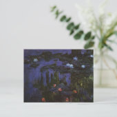 Waterlioenen van Claude Monet,  impressionisme Briefkaart (Staand voorkant)