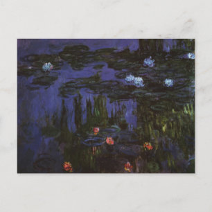 Waterlioenen van Claude Monet,  impressionisme Briefkaart