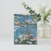 Waterlioenen van Claude Monet,  impressionisme Briefkaart (Staand voorkant)