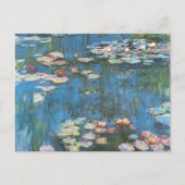 Waterlioenen van Claude Monet,  impressionisme Briefkaart (Voorkant)
