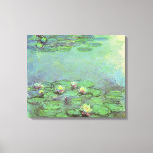 Waterlioenen van Claude Monet,  impressionisme Canvas Afdruk
