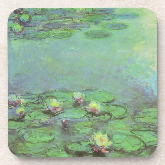 Waterlioenen van Claude Monet,  impressionisme Drankjes Onderzetter (Voorkant)