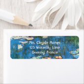 Waterlioenen van Claude Monet,  impressionisme Etiket (Insitu)